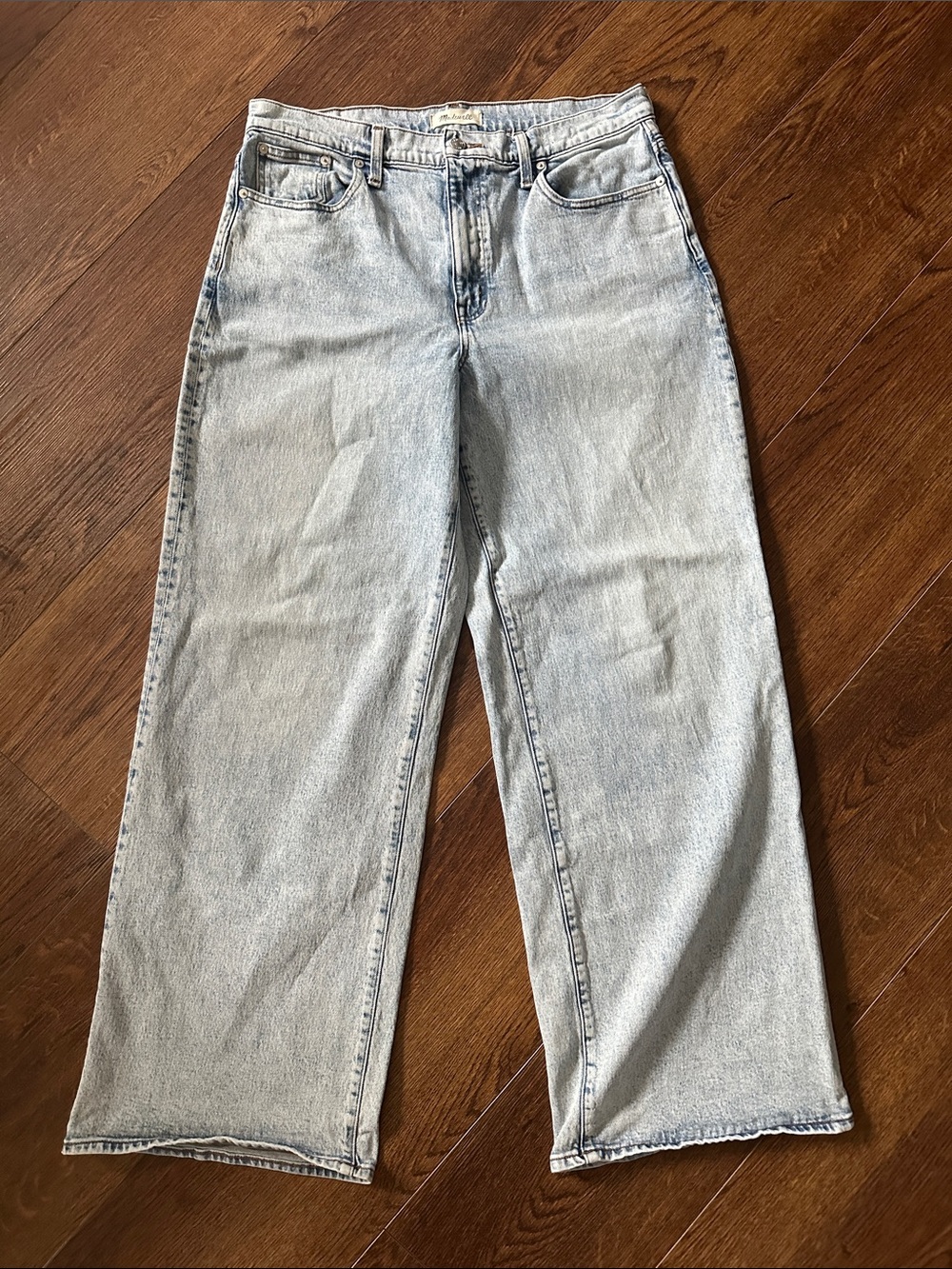 Madewell Superwide leg jeans Light Wash Wide Leg Women’s Jeans